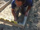 Setting concrete forms 1