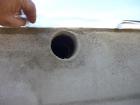 Apply mortar to get perfect seal between lid and structure